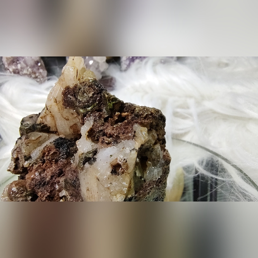 Rare Andradite Garnet & Epidote Cluster (Nelson,B.C. Mine) - Picture 8 of 14